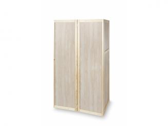 Standwahlkabine Holz 