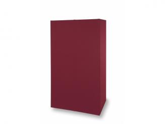 Standwahlkabine Stoff - Weinrot 